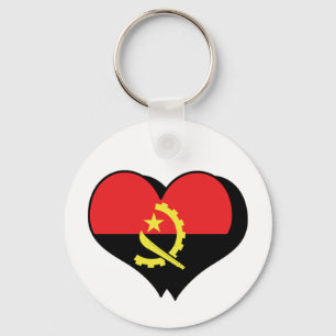 Jag älskar Angola Nyckelring