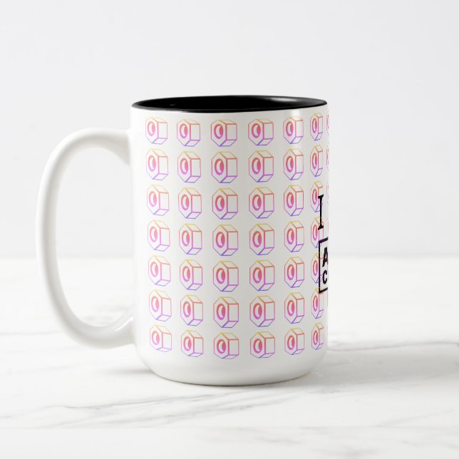 Jag älskar Animal Company-mugg Två-Tonad Mugg (Vänster)