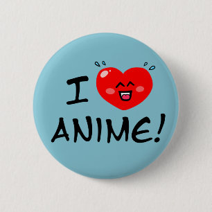 Jag älskar Anime Knapp