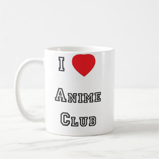Jag älskar Animeklubbmuggen Kaffemugg