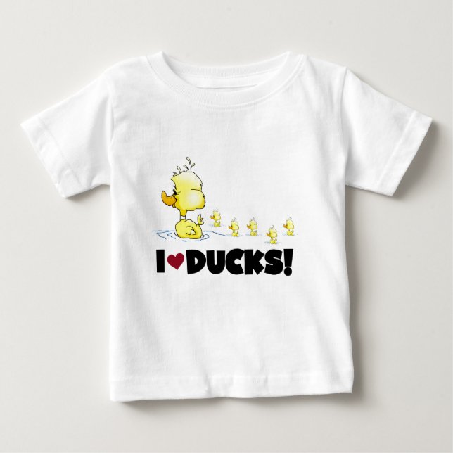 Jag älskar ankaTshirts och gåvor T-shirt (Framsida)