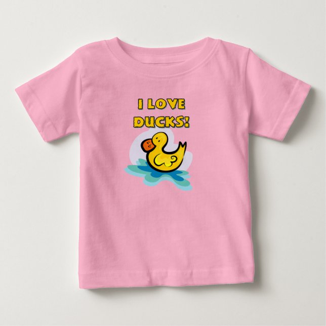 Jag älskar ankor t shirt (Framsida)