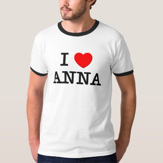 Jag älskar Anna T-shirt (Framsida)