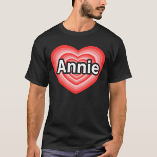 Jag älskar Annie. Jag älskar dig Annie. Hjärta Tröja