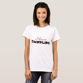 Jag älskar [anpassa] t shirt