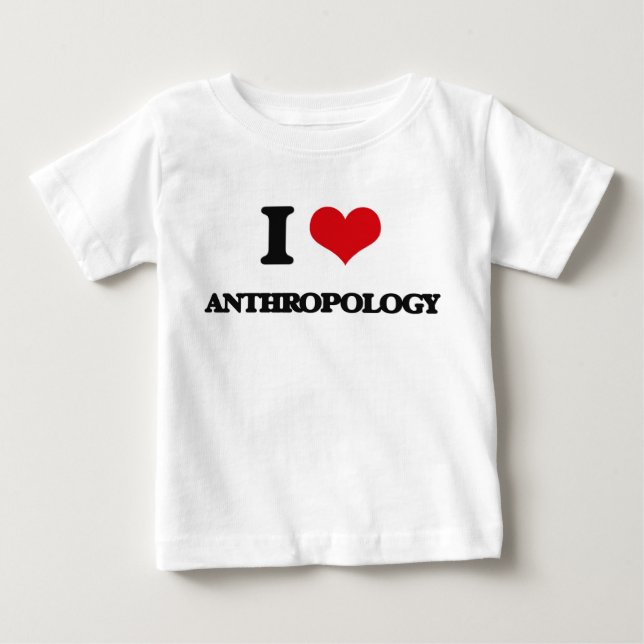 Jag älskar antropologi t shirt (Framsida)