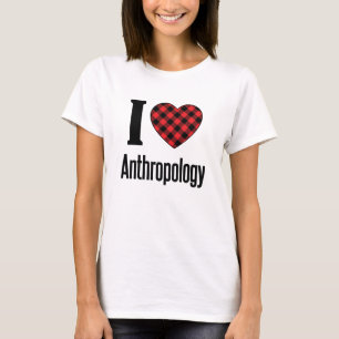 Jag älskar antropologi t shirt