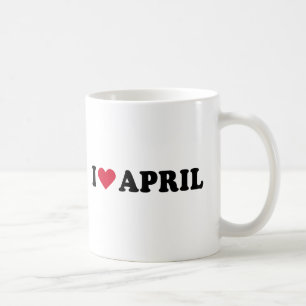 JAG ÄLSKAR APRIL KAFFEMUGG