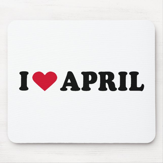 JAG ÄLSKAR APRIL MUSMATTA (Framsidan)