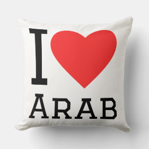 Jag älskar arabiska kudde