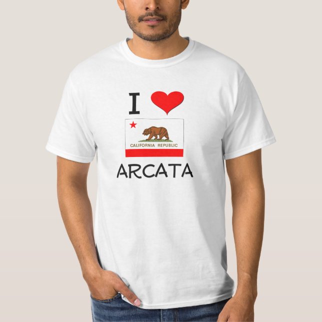 Jag älskar ARCATA Kalifornien Tröja (Framsida)