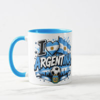 Jag älskar Argentina fotbollsdesign | Argentina