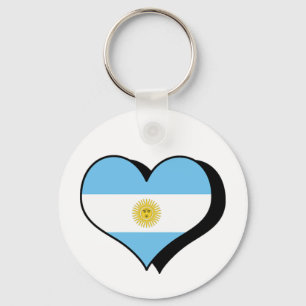 Jag älskar Argentina Nyckelring