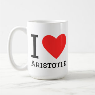 Jag älskar Aristoteles Kaffemugg