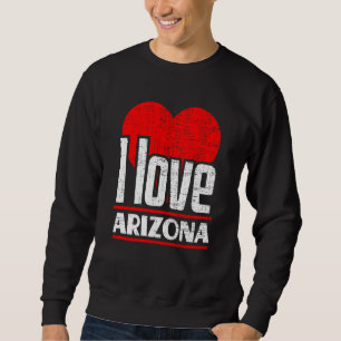 Jag älskar Arizona Bästa hemstaten Jag älskar Ariz Lång Ärmad Tröja