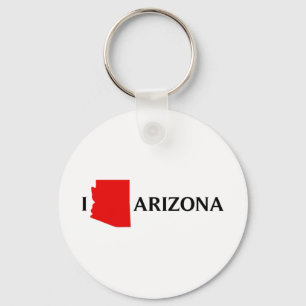 Jag älskar Arizona - jag älskar AZ Nyckelring
