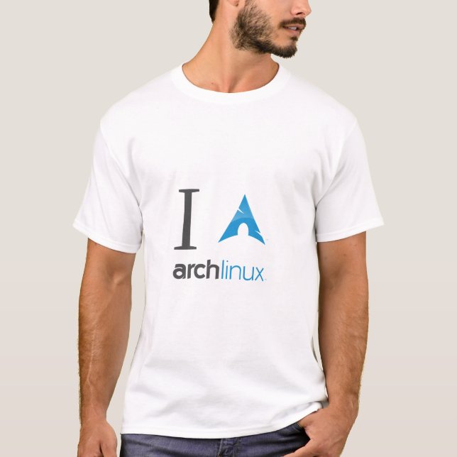 Jag älskar ärke- linux tröja (Framsida)