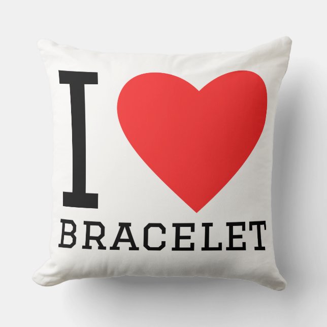Jag älskar armband kudde (Framsida)