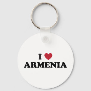 Jag älskar Armenien Nyckelring