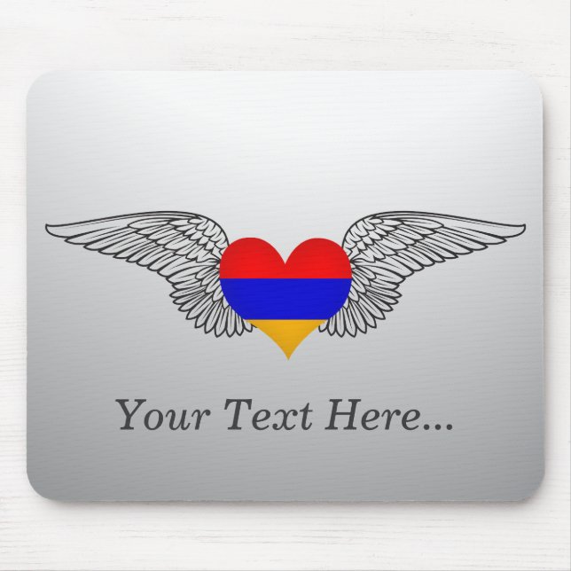 Jag älskar Armenien - vingar Musmatta (Framsidan)