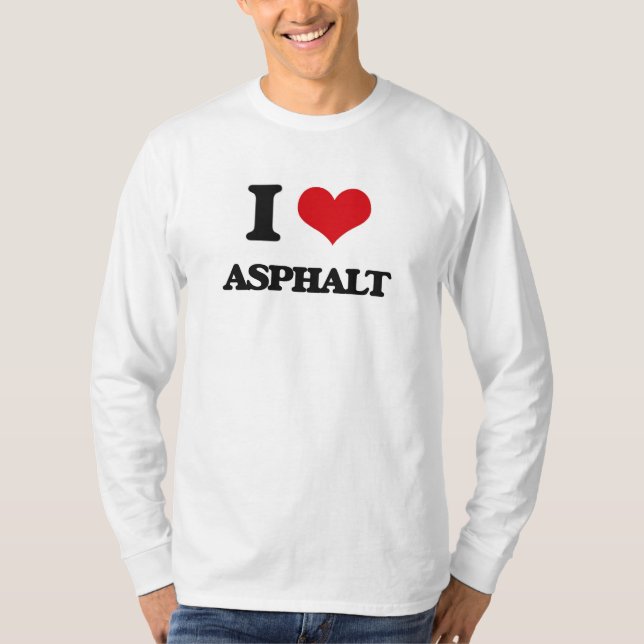 Jag älskar asfalt t-shirt (Framsida)