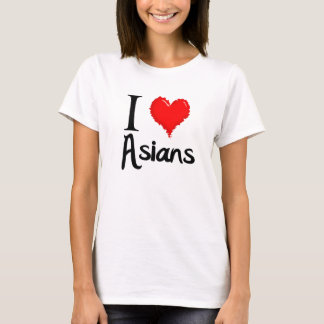 Jag älskar asiat tee shirt
