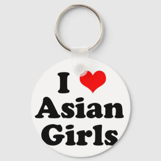 Jag älskar asiatiska flickor nyckelring