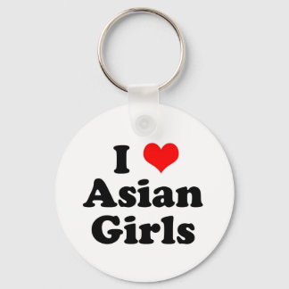 Jag älskar asiatiska flickor nyckelring