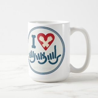 Jag älskar ASL-mug.en Kaffemugg
