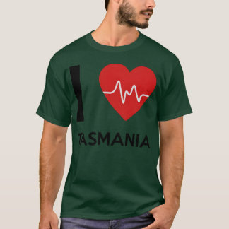 Jag älskar Asmania-familjen T Shirt