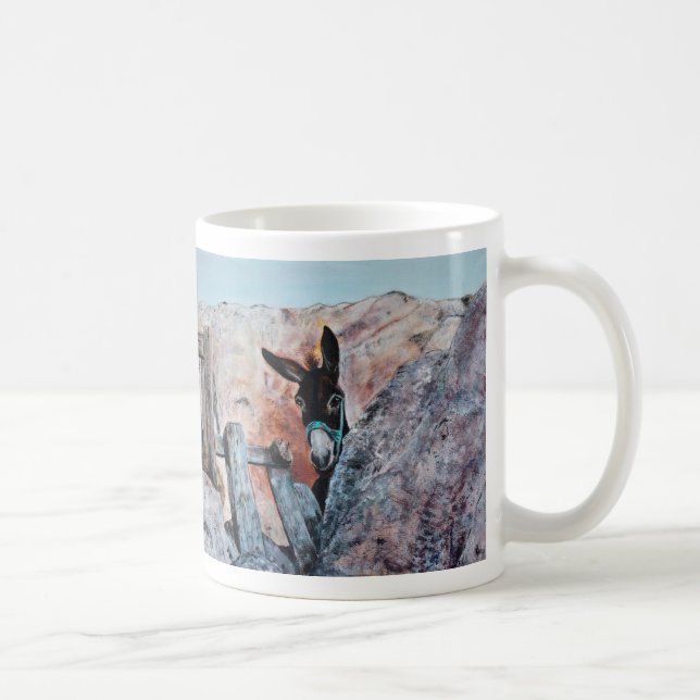 Jag älskar åsnor! kaffemugg (Höger)