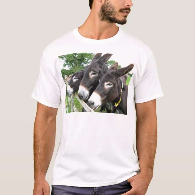 Jag älskar åsnor! tee shirt (Framsida)
