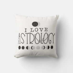 Jag älskar astrologi sol- och månfaser kudde