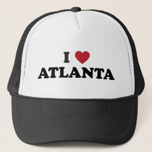 Jag älskar Atlanta Georgia Truckerkeps