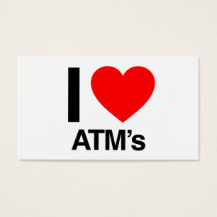jag älskar atm visitkort