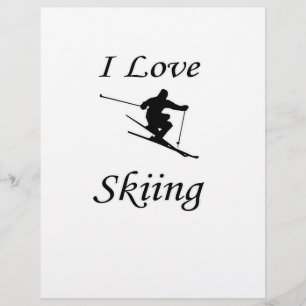 Jag älskar att åka skidor