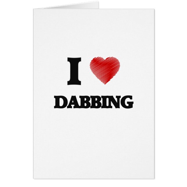 Jag älskar att badda hälsningskort (Framsidan)