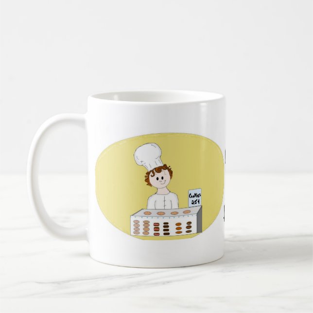 Jag älskar att baka kaffemugg (Vänster)