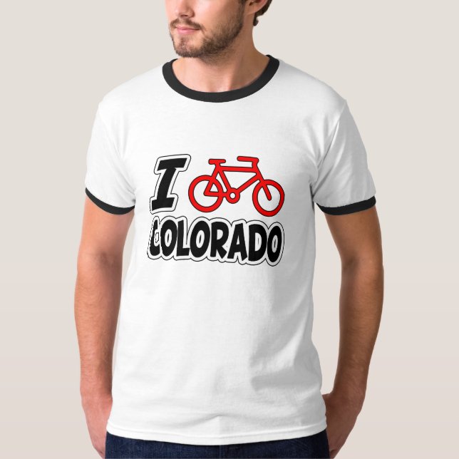 Jag älskar att cykla Colorado Tröja (Framsida)
