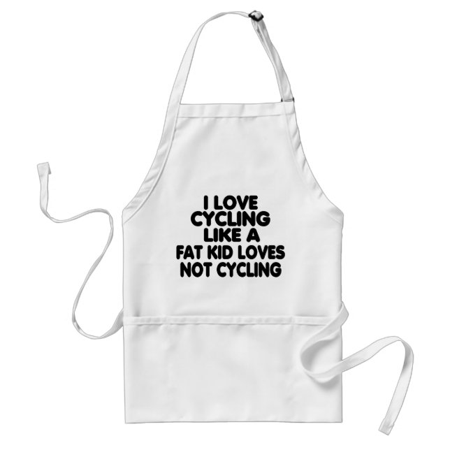 Jag älskar att cykla förkläde (Framsidan)