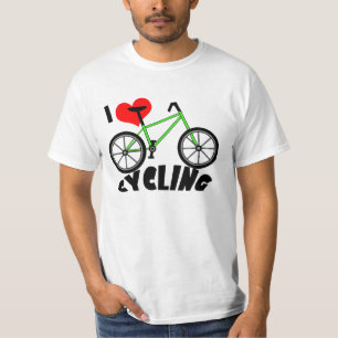 Jag älskar att cykla T-tröja Tee Shirt