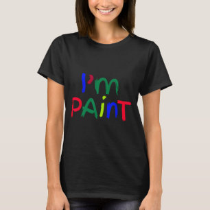 Jag älskar att finger måla par Va i Paint Matching T Shirt