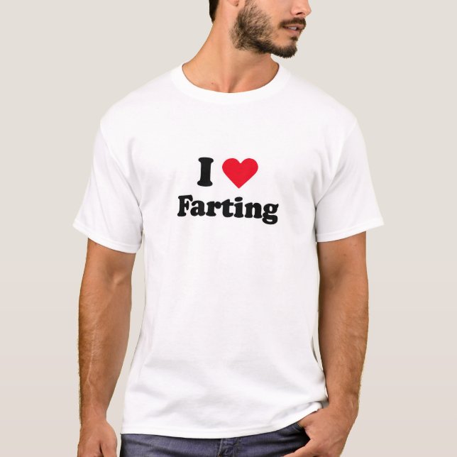 Jag älskar att fisa tröja (Framsida)