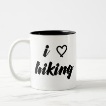 Jag älskar att fotvandra muggen