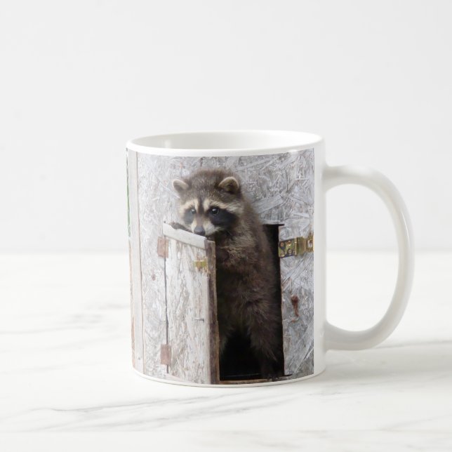 JAG ÄLSKAR ATT GÖRA MORGONRACCOONMUGGEN KAFFEMUGG (Höger)