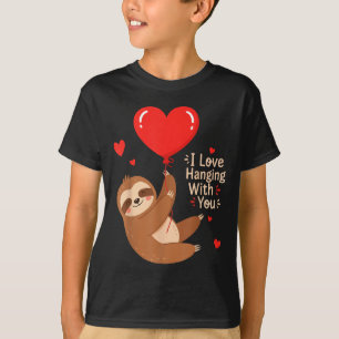 Jag älskar att hänga med dig dovendygns Valentine’ T Shirt