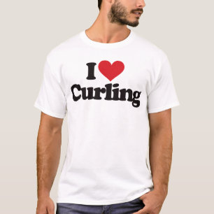 Jag älskar att krulla t shirt
