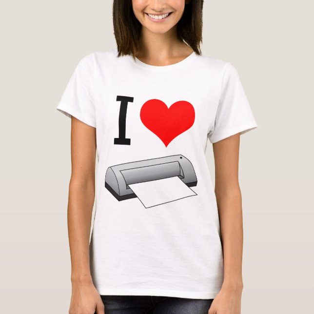 Jag älskar att plätera tee shirt (Framsida)