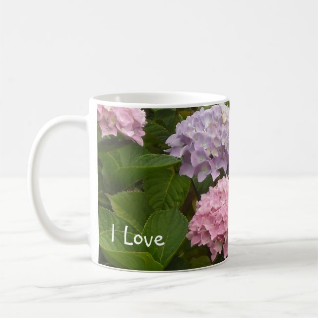 Jag älskar att pyssla med trädgården kaffemugg (Vänster)