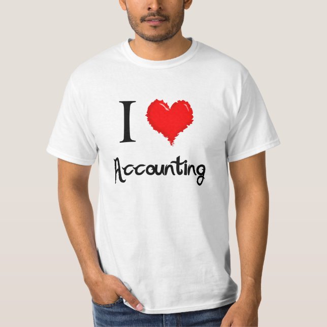 Jag älskar att redogöra t-shirt (Framsida)